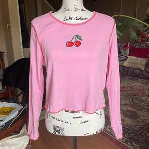 SOLD Delia’s by Dolls Kill “Pucker Up” Long Sleeve Tee